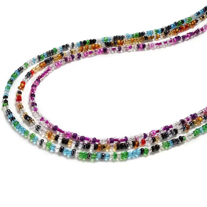 Chaînes de lunettes de mode pour femmes poire cristal lunettes de soleil chaînes lunettes porte-cord