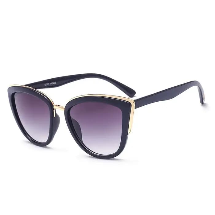 RUOBO-Lunettes de soleil œil de chat pour femmes et hommes, monture léopard vintage, lunettes de sol