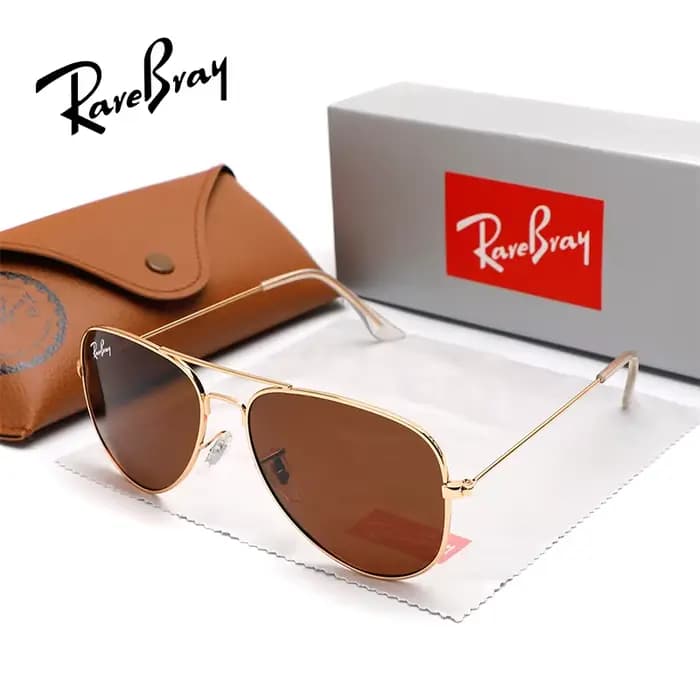 RareBray marque originale unisexe pilote lunettes de soleil Retrio à la mode UV400 polarisées condui