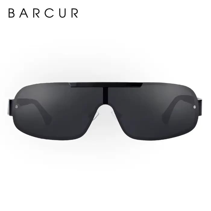 BARCUR – lunettes de soleil polarisées en aluminium et magnésium pour homme, protection UV400