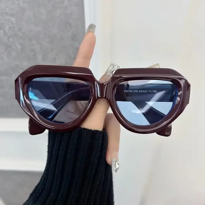 Lunettes de soleil carrées Vintage décontractées pour femmes et hommes, marque classique rétro ronde