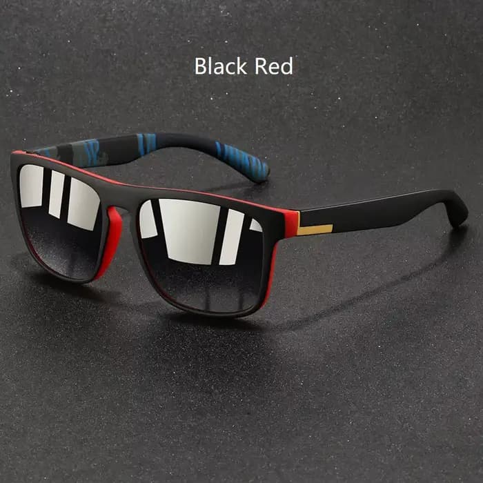 Lunettes de soleil sport carrées vintage tendance pour hommes et femmes, idéales pour la pêche et la