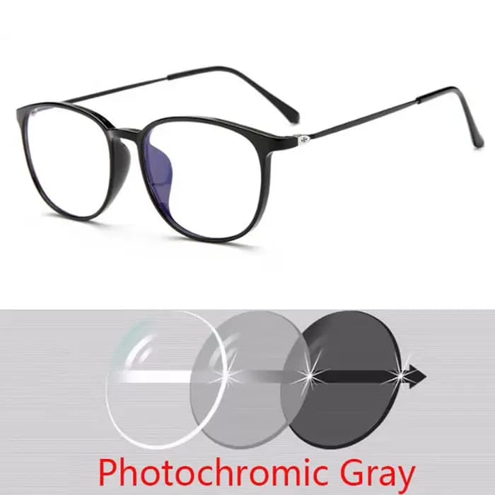 Lunettes optiques anti-UV pour hommes et femmes, verres myopes, photochromisme du soleil, résistante