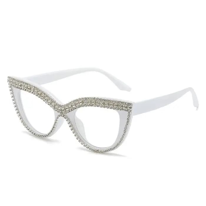 Shatar diamant clouté lunettes de lecture oeil de chat nouvelles femmes personnalisées Anti lumière
