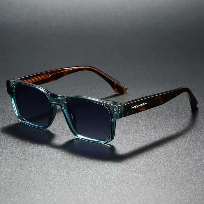Lunettes de soleil polarisées carrées de qualité pour hommes, noyau métallique UV400 unisexe, pour v