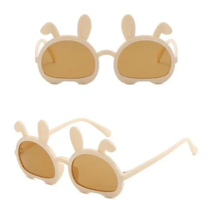 Lunettes de soleil ovales à oreilles de lapin pour enfants, lunettes de soleil pour enfants, lunette