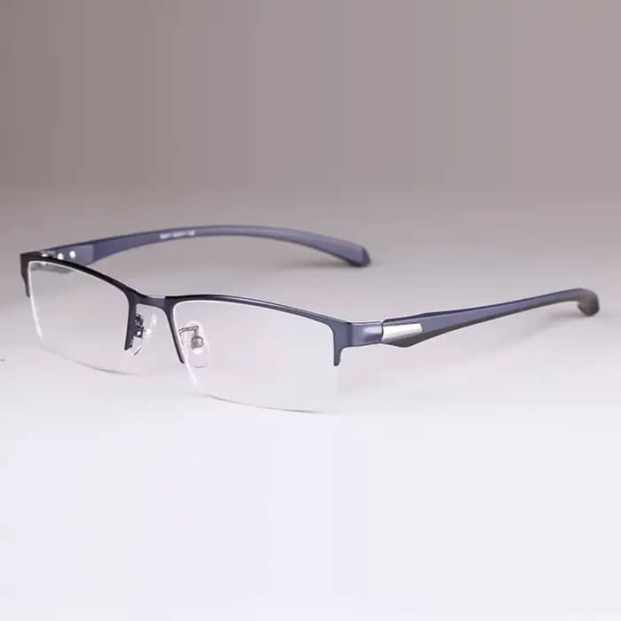 Monture de lunettes en alliage pour hommes, branches flexibles, jambes, matériau en alliage de galva
