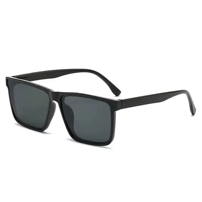 Lunettes de soleil à monture carrée punk pour femmes et hommes, lunettes de protection solaire, lune