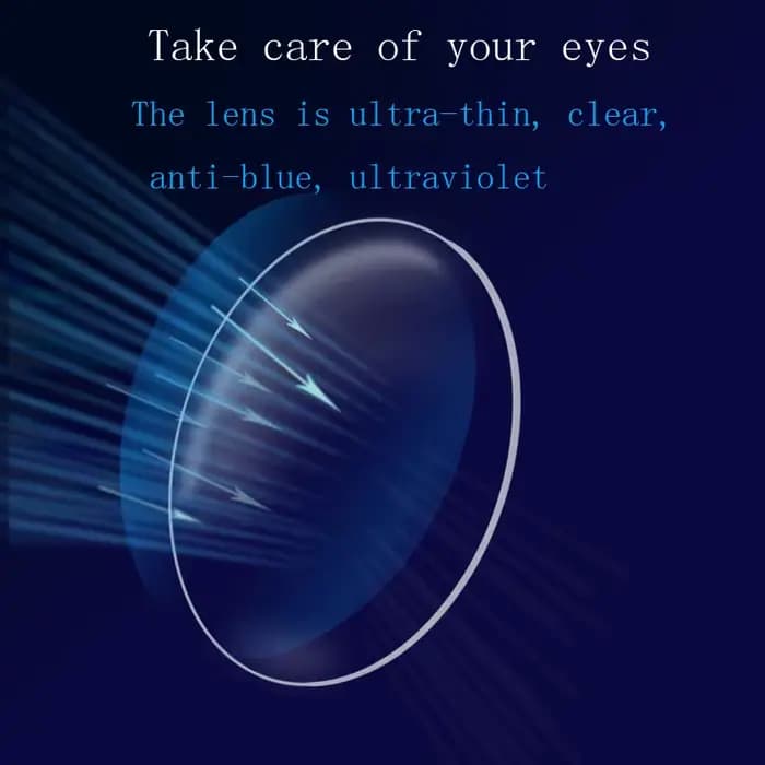 Lentille de Prescription à indice 1.56, revêtement réfléchissant, lentille Anti-bleu 1.61, lunettes