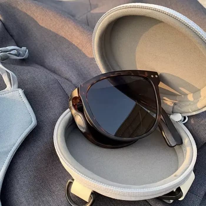 Lunettes de soleil pliantes, portables, protection solaire ultra légère, protection UV, lunettes de