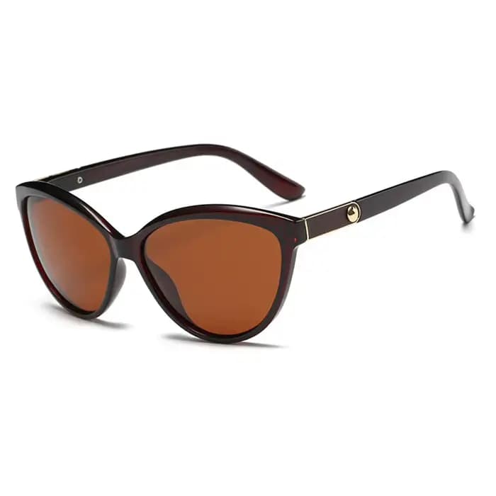Nouvelles lunettes de soleil pour femmes à la mode visage rond personnalité incrusté cuir lunettes d