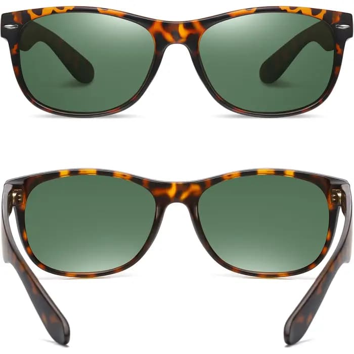 AOFLY-Lunettes de soleil polarisées classiques pour hommes et femmes, TR90, monture légère et flexib