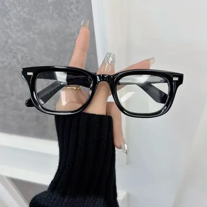 Décontracté clair lentille lunettes cadre mâle marque classique lunettes hommes femmes Rectangle Vin