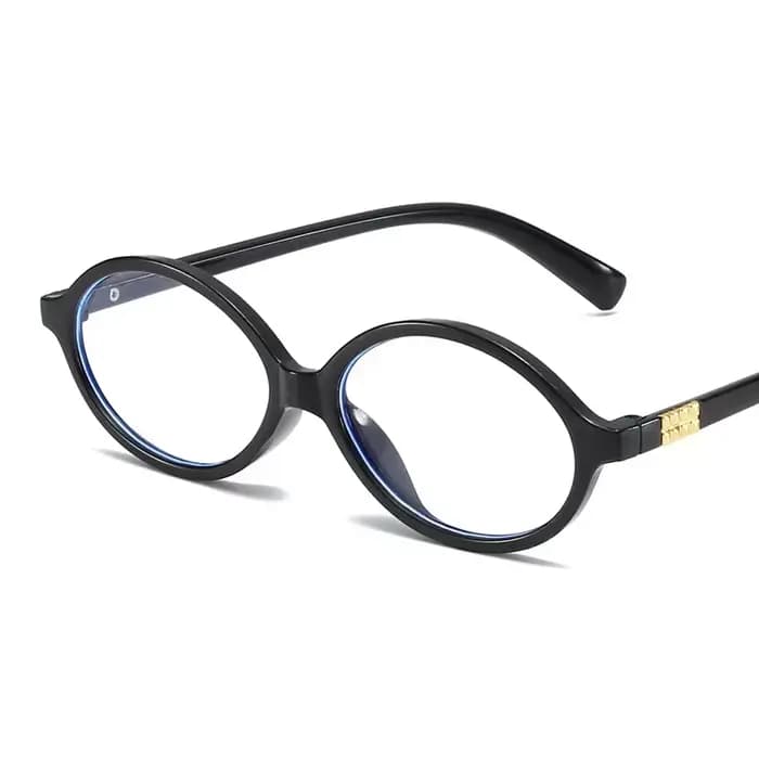 Lunettes léopard ovales Anti-bleu, Protection des yeux, miroir plat décoratif pour dames, accessoire