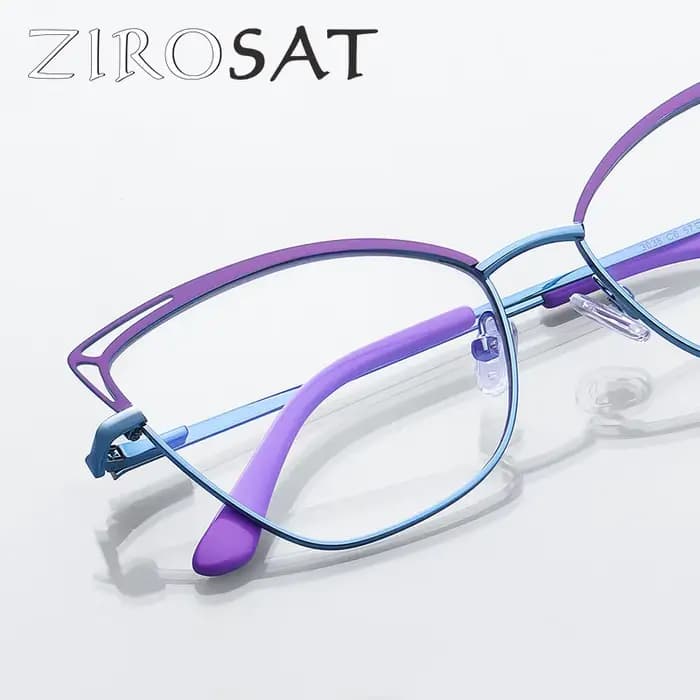 ZIROSAT-Lunettes optiques pour femmes, monture en alliage, lunettes Rx pour femmes, lunettes Ale, 30