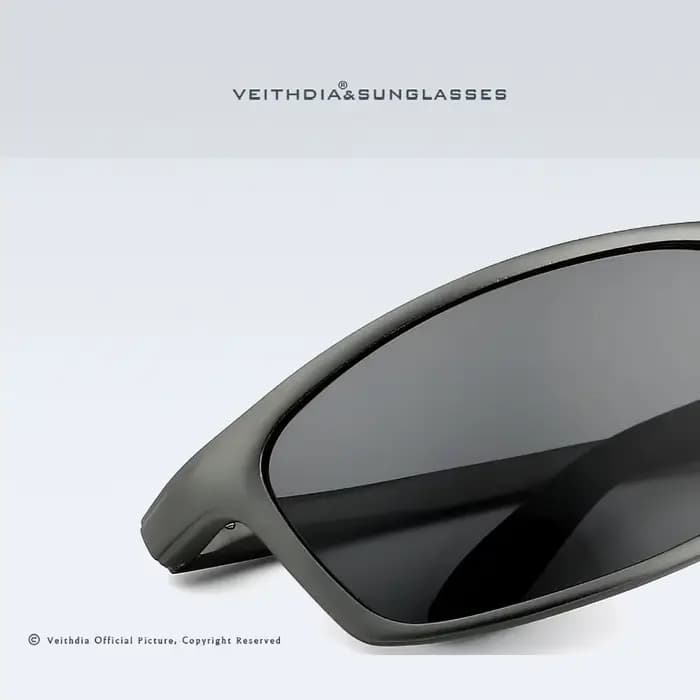 VEITHDIA lunettes de soleil en aluminium hommes polarisées UV400 lentille Sport en plein air conduit