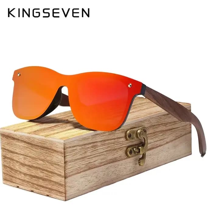 KINGSEVEN UV400 lunettes de soleil pour hommes polarisées haute qualité lunettes de Protection des y