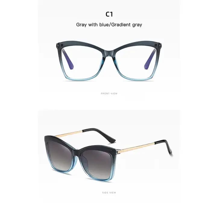 Clip magnétique lunettes femmes montures De lunettes lunettes optiques à la mode lunettes De soleil
