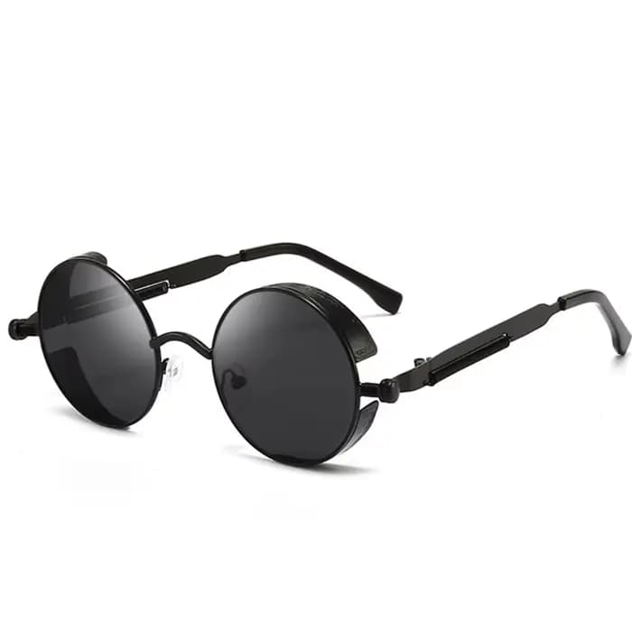 Lunettes de soleil rétro Punk lunettes réfléchissantes rondes lunettes de soleil pour hommes et femm