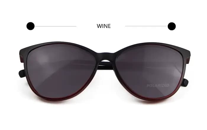 Lunettes de soleil Vintage polarisées en œil de chat pour femmes, verres de Prescription, magnétique