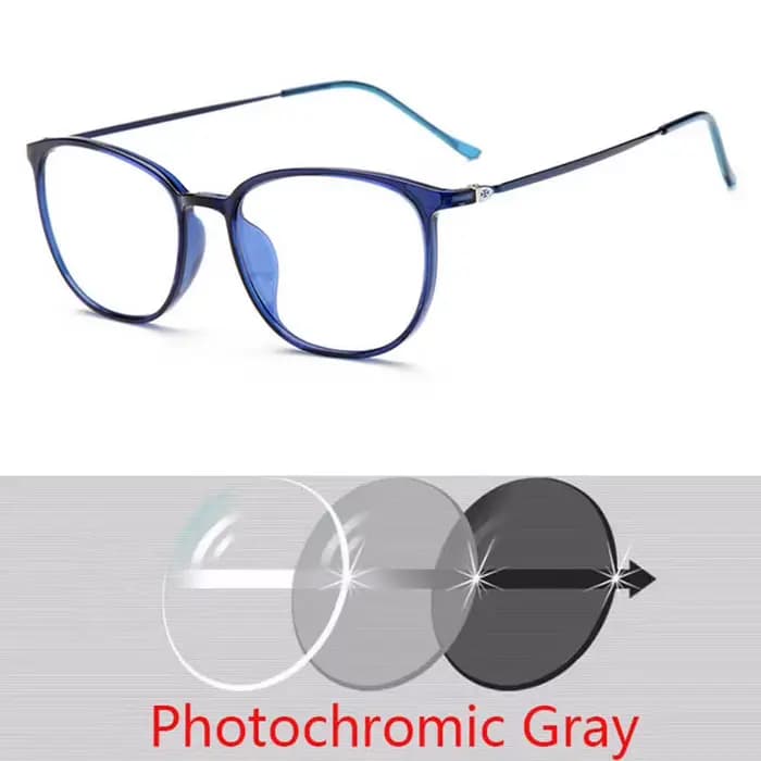 Lunettes optiques anti-UV pour hommes et femmes, verres myopes, photochromisme du soleil, résistante