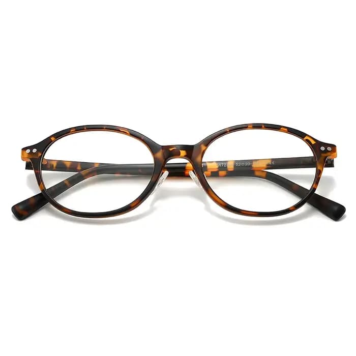 2026 nouveau cadre de lunettes ovale TR90 Anti lumière bleue lunettes léopard petite taille Styles c