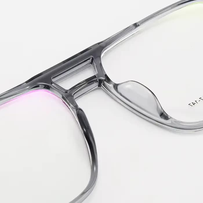 MOMOJA rétro mode polygone pilote Ultra léger TR90 lunettes optique lunettes de Prescription cadre h