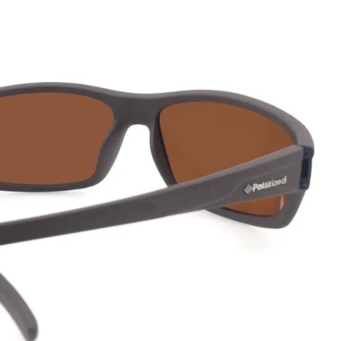 Lunettes de soleil polarisées de marque pour homme 2026, design rectangulaire marron, verres de spor