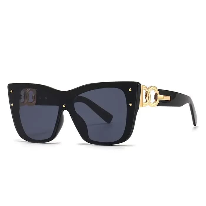 Nouvelles Lunettes de Soleil Œil de Chat Grande Monture Tendance 2025 pour Femmes – Style Urbain et