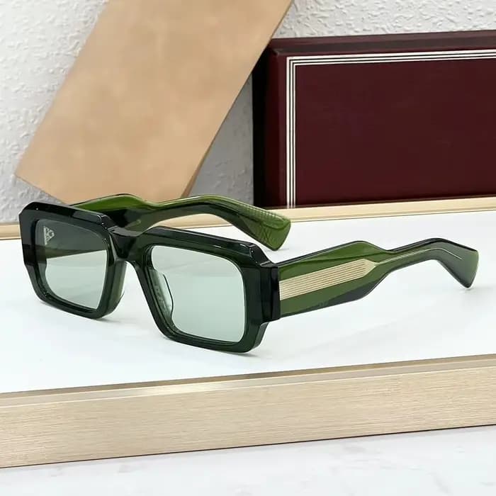 MIGLIA lunettes de soleil carrées surdimensionnées unisexe en acétate épais fabriqué à la main au ja