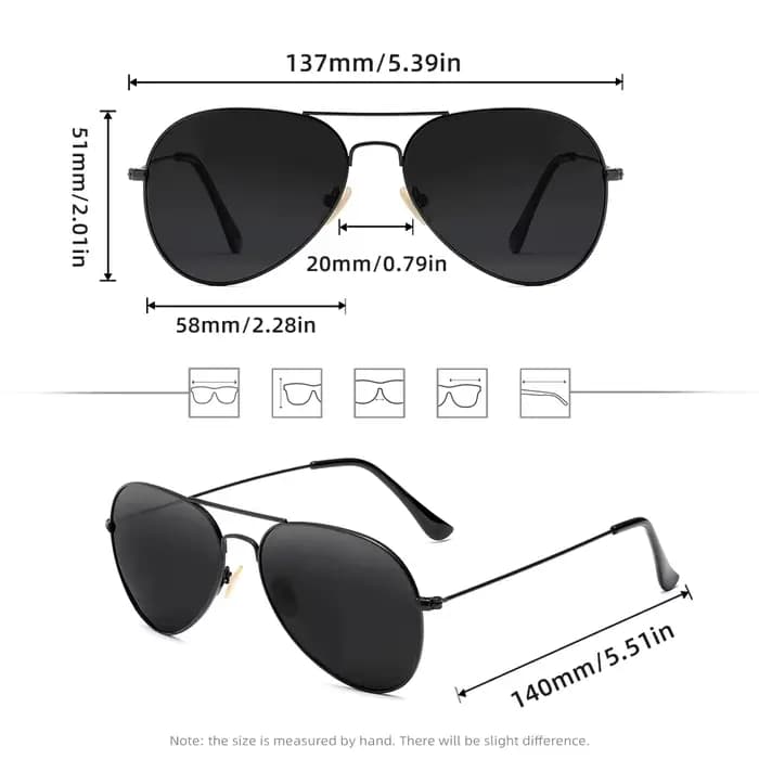 RareBray marque originale unisexe pilote lunettes de soleil Retrio à la mode UV400 polarisées condui