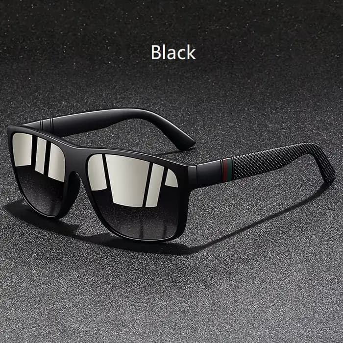 Mode Vintage motif de contrôle carré lunettes de soleil hommes femmes pêche conduite homme marque de