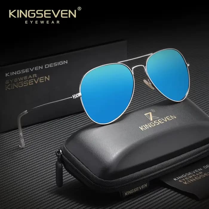 KINGSEVEN Lunettes de soleil polarisées anti-UV400 pour hommes et femmes, ensemble de lunettes de co