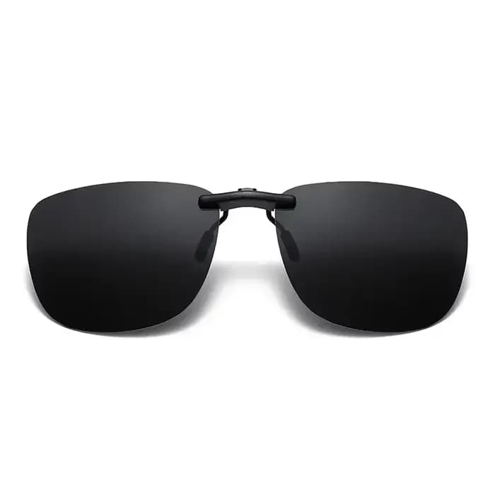Nouvelles Lunettes de Soleil Carrées à Clipser pour Femmes, Verres Polarisés UV400, Vision Nocturne,