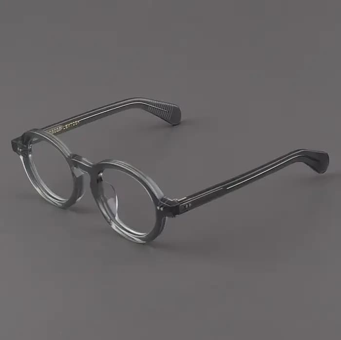 Lunettes optiques à monture ronde en acétate vintage pour hommes et femmes, lunettes rétro, design d