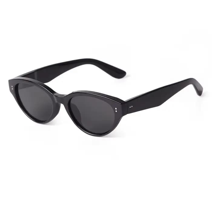 LAURINNY-Lunettes de soleil œil de chat pour femmes, vintage, rétro, marque de styliste, transparent