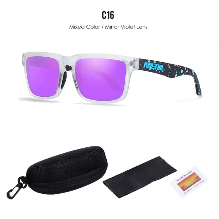 Lunettes de soleil polarisées Kdeam 2025 pour hommes et femmes, mode unisexe, marque tendance, lunet