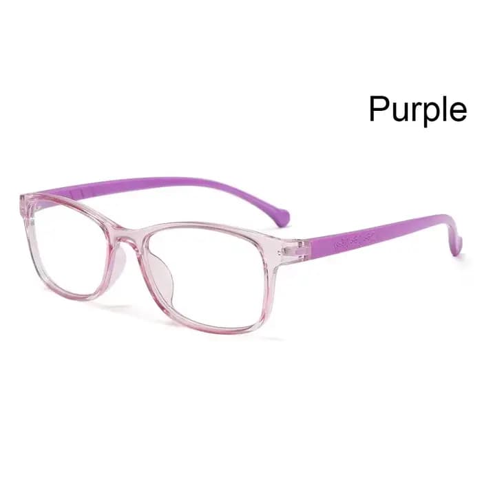Lunettes Anti-lumière bleue pour enfants, carrées, pour garçons et filles, pour ordinateur, blocage