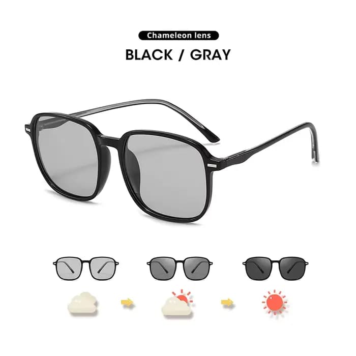 LIvissed MO-Lunettes de soleil polarisées pour homme et femme, unisexe, verres caméléon, photochromi