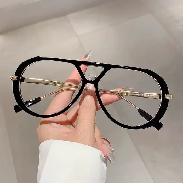 Lunettes de soleil ovales Vintage à Double pont UV400, mode luxe hommes femmes tendance dégradé lune