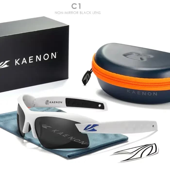 Agreenon-Lunettes de soleil polarisées pour hommes, lunettes de sport demi-monture, protection rembo