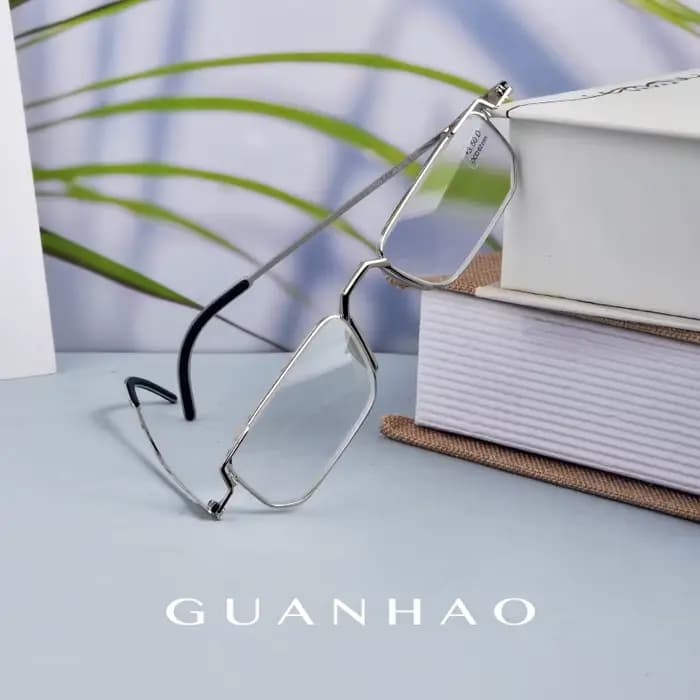 Guanhao lunettes de lecture portables lunettes d'affaires à la mode pour hommes optique transparente