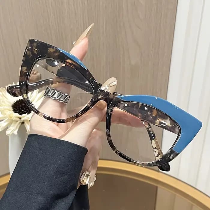 Lunettes œil de chat élégantes, nouveau style, avec blocage de la lumière bleue unique, lunettes de