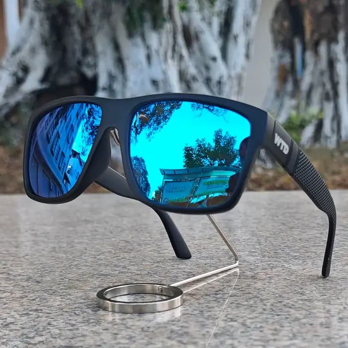 WTD – lunettes polarisées pour hommes et femmes, lunettes de soleil UV400 pour la pêche, le camping,