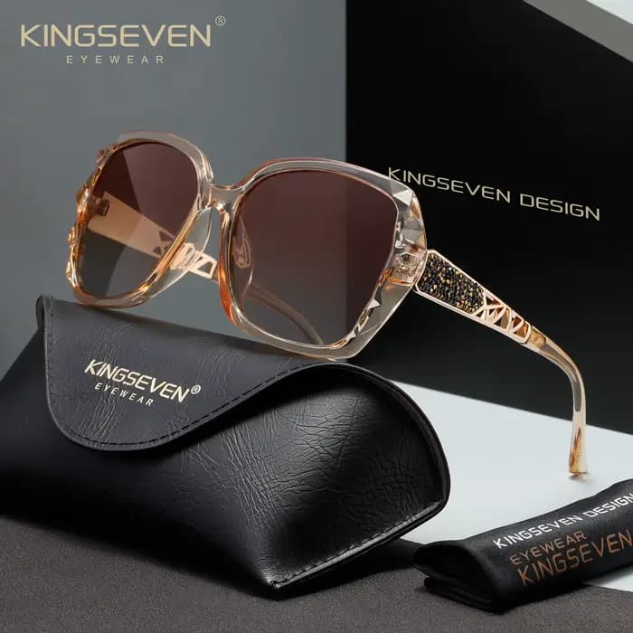 KINGSEVEN – lunettes de soleil tendance pour femmes, style papillon, pour la conduite en extérieur,