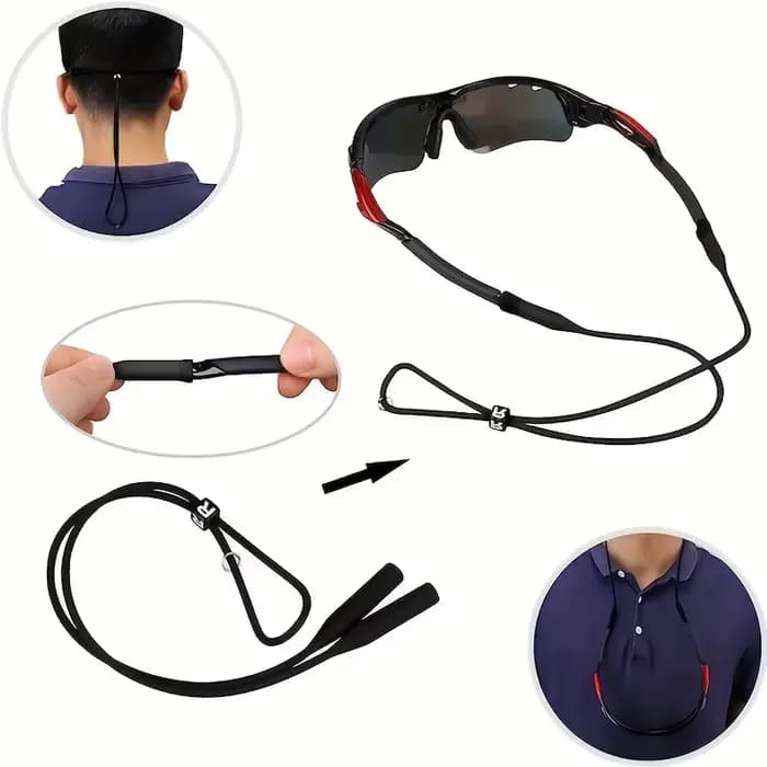 Retenue de lunettes de sport en Silicone, couleur bonbon, pour femmes et hommes, sangles de lunettes