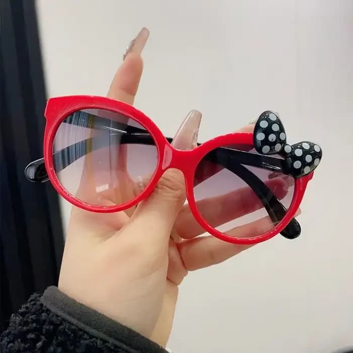 Lunettes de Soleil avec Nministériels d Décoré en Plastique, Monture Ronde, Ultraviolet-Vert, Protec