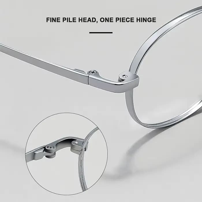 Lunettes rondes rétro ultralégères pour hommes et femmes, lunettes de luxe, lunettes de mode d'affai