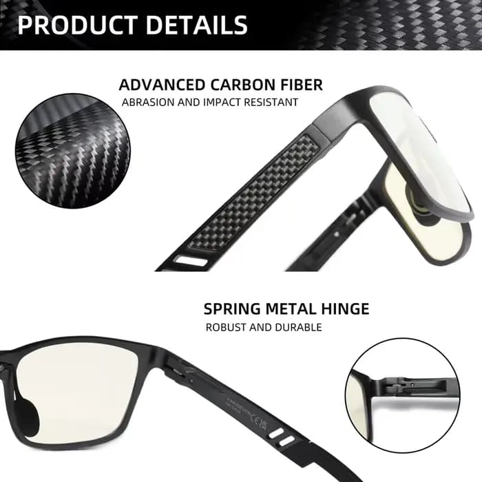 KINGSEVEN lunettes bloquant la lumière bleue hommes/femmes haute qualité en aluminium ordinateur Ant