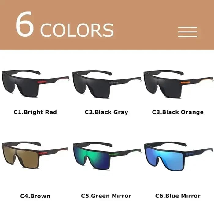 CRIXALIS mode lunettes de soleil polarisées pour hommes carré surdimensionné Anti-éblouissement pilo
